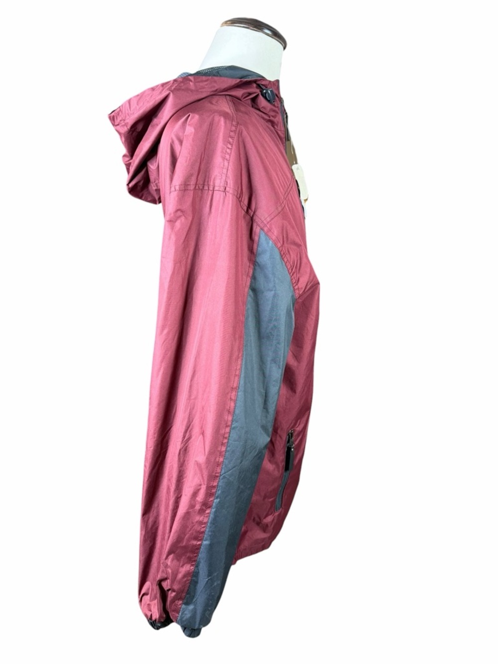 10/$25🦋 NWT Ohiopyle Maroon THE WOODLANDS Windbreaker - Size XL - Picture 4 of 15